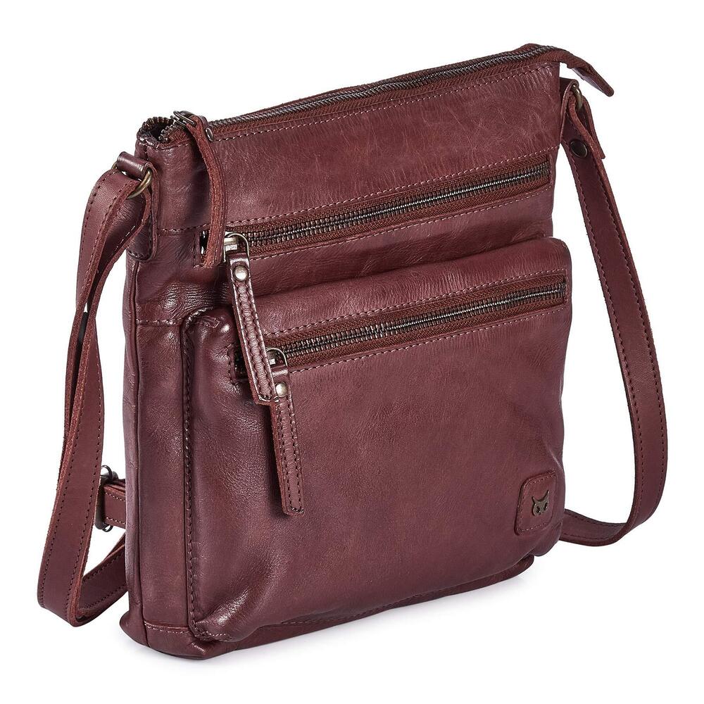 5981 Small Leather Crossbody Bags Vintage Travel Sling Purses & Handbags